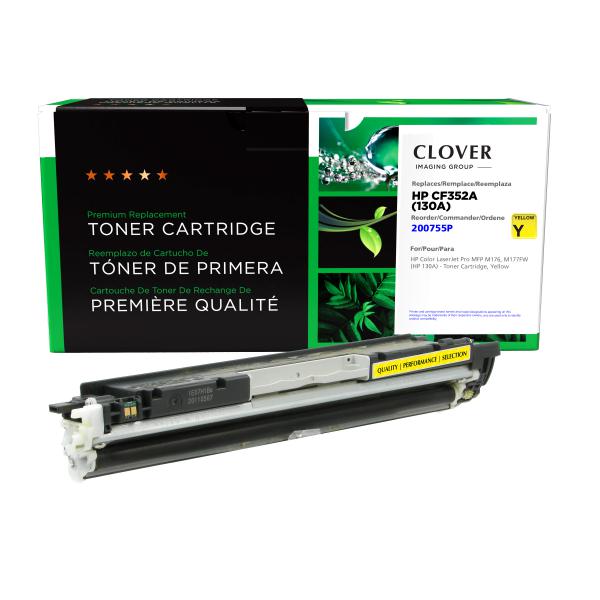 Clover Imaging Remanufactured Yellow Toner Cartridge for HP 130A (CF352A)