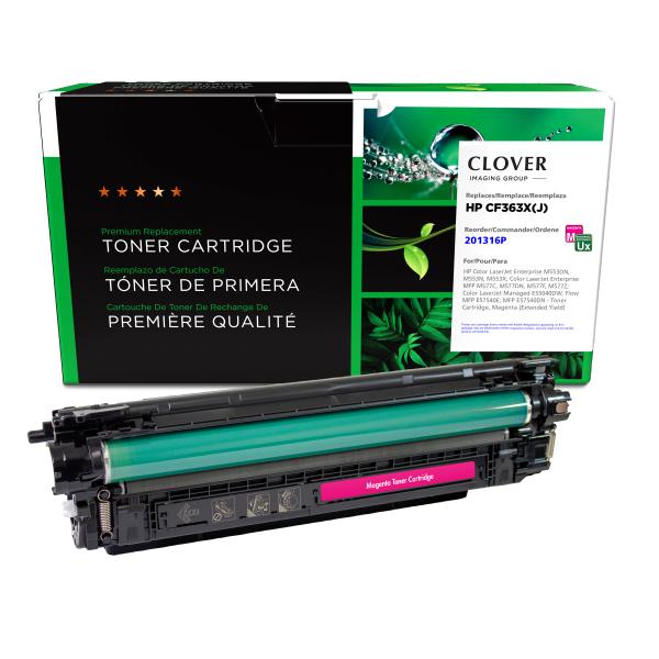 Clover Imaging Remanufactured Extended Yield Magenta Toner Cartridge for HP CF363X