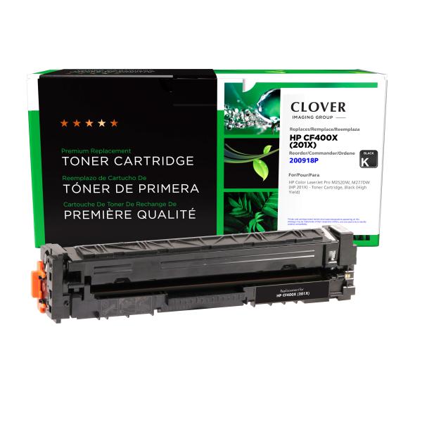 Clover Imaging Remanufactured High Yield Black Toner Cartridge for HP 201X (CF400X)