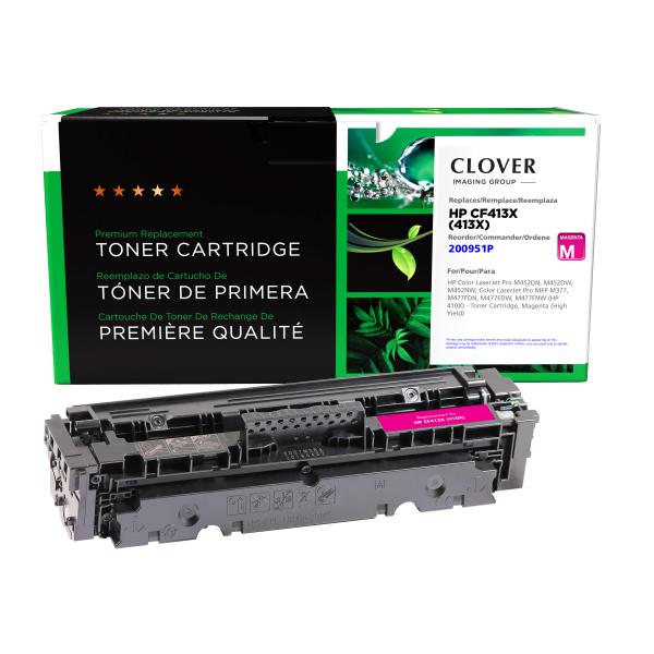 Clover Imaging Remanufactured High Yield Magenta Toner Cartridge for HP 410X (CF413X)