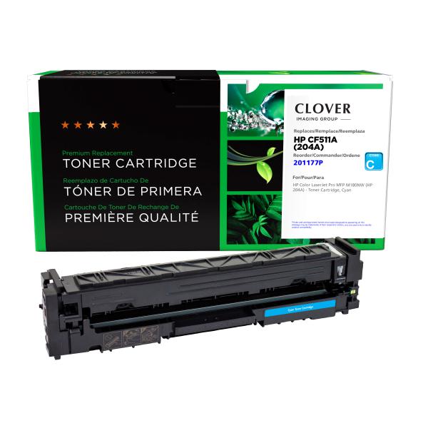 Clover Imaging Remanufactured Cyan Toner Cartridge for HP 204A (CF511A)