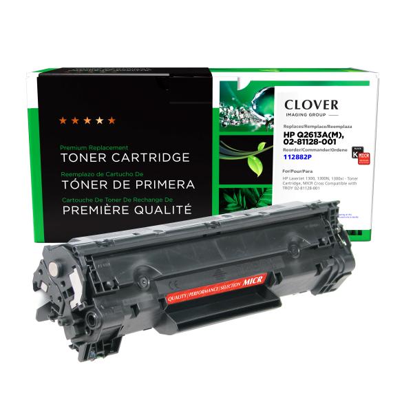 Clover Imaging Remanufactured MICR Toner Cartridge for HP Q2613A, TROY 02-81128-001