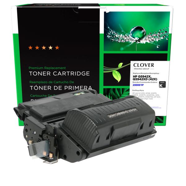 Clover Imaging Remanufactured High Yield Toner Cartridge for HP 42X (Q5942X)