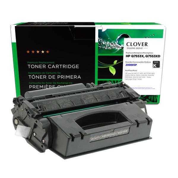 Clover Imaging Remanufactured High Yield Toner Cartridge for HP 53X (Q7553X)