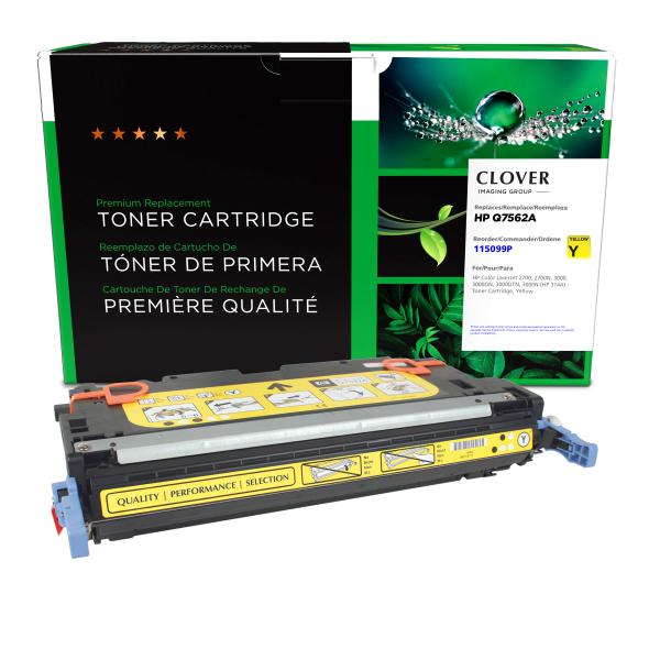 Clover Imaging Remanufactured Yellow Toner Cartridge for HP 314A (Q7562A)