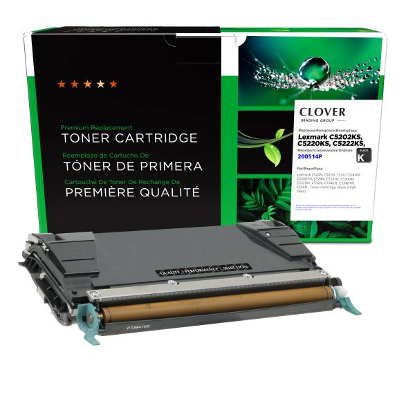 Clover Imaging Remanufactured High Yield Black Toner Cartridge for Lexmark C520/C522/C524/C534