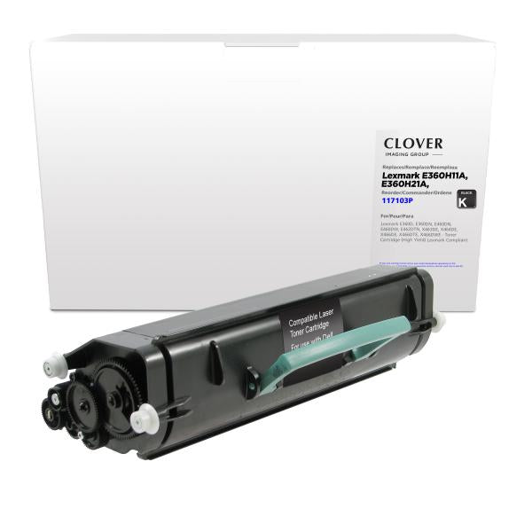 Clover Imaging Remanufactured High Yield Toner Cartridge for Lexmark E360/E460/E462/X463/X464/X466