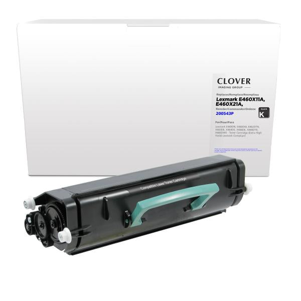 Clover Imaging Remanufactured Extra High Yield Toner Cartridge for Lexmark E460/E462/X463/X464/X466