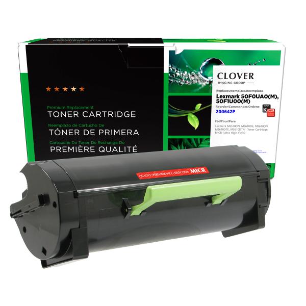 Clover Imaging Remanufactured Ultra High Yield MICR Toner Cartridge for Lexmark MS510/MS610