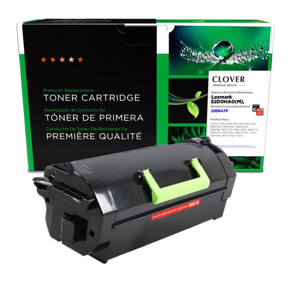 Clover Imaging Remanufactured High Yield MICR Toner Cartridge for Lexmark MS710/MS711/MS810/MS811/MS812