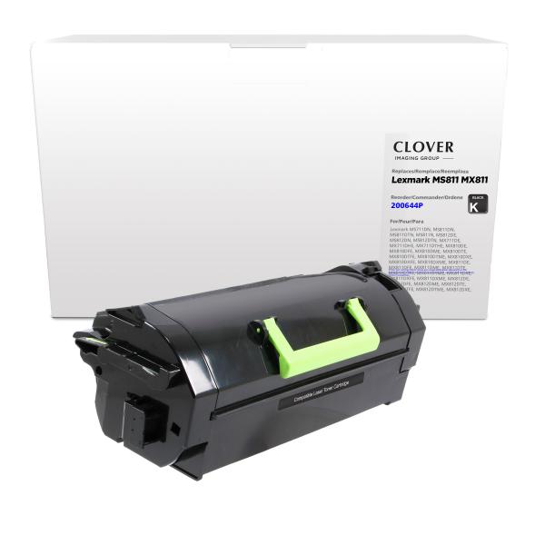 Clover Imaging Remanufactured Extra High Yield Toner Cartridge for Lexmark MS711/MS811/MS812/MX711/MX811/MX812