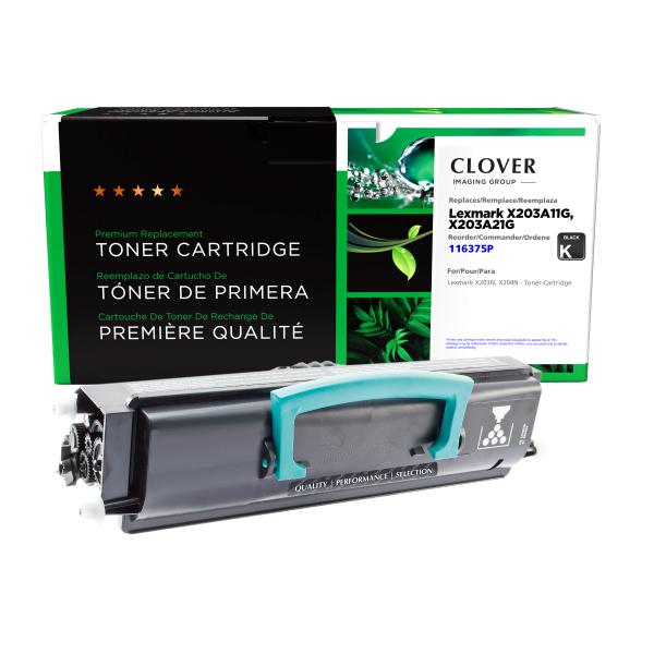 Clover Imaging Remanufactured Toner Cartridge for Lexmark X203/X204