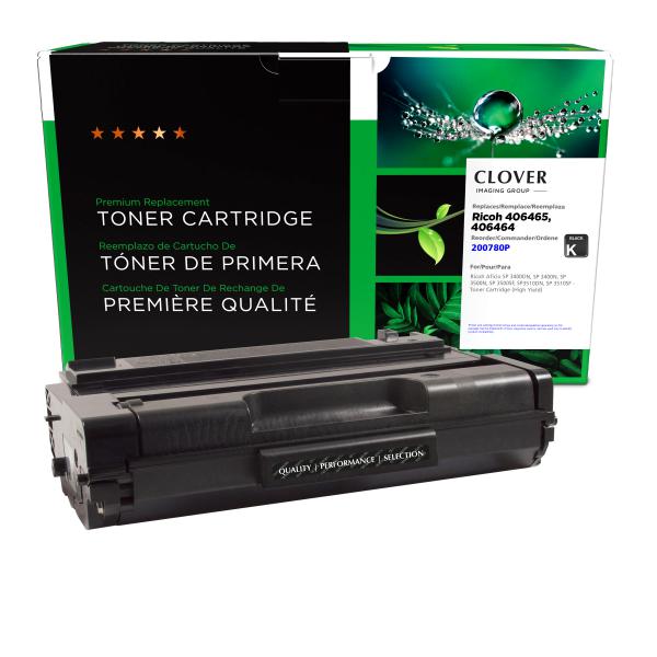 Clover Imaging Remanufactured High Yield Toner Cartridge for Ricoh 406465/406464