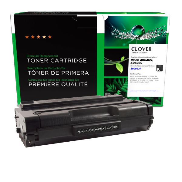 Clover Imaging Remanufactured Extended Yield Toner Cartridge for Ricoh 406465/406989
