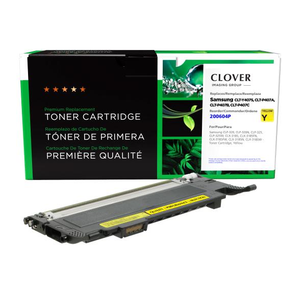 Clover Imaging Remanufactured Yellow Toner Cartridge for Samsung CLT-Y407S