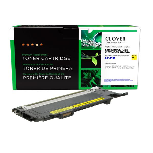 Clover Imaging Remanufactured Yellow Toner Cartridge for Samsung CLT-Y406S