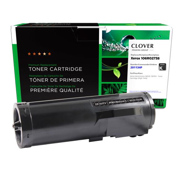 Clover Imaging Remanufactured High Yield Toner Cartridge for Xerox 106R02738