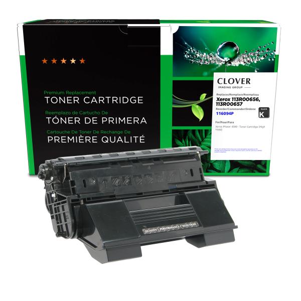 Clover Imaging Remanufactured High Yield Toner Cartridge for Xerox 113R00656/113R00657