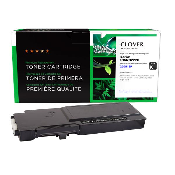 Clover Imaging Remanufactured High Yield Black Toner Cartridge for Xerox 106R02228